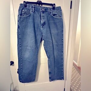 Wrangler 5-Star Flex Relaxed Men's Blue Jeans